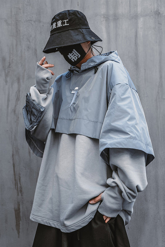 Sweat à capuche superposé I-Tech HiH18