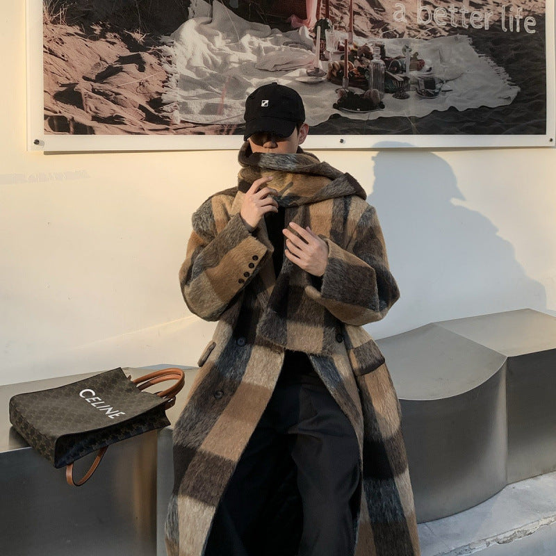 Extra-long Casual Men's Coat For Fallwinter