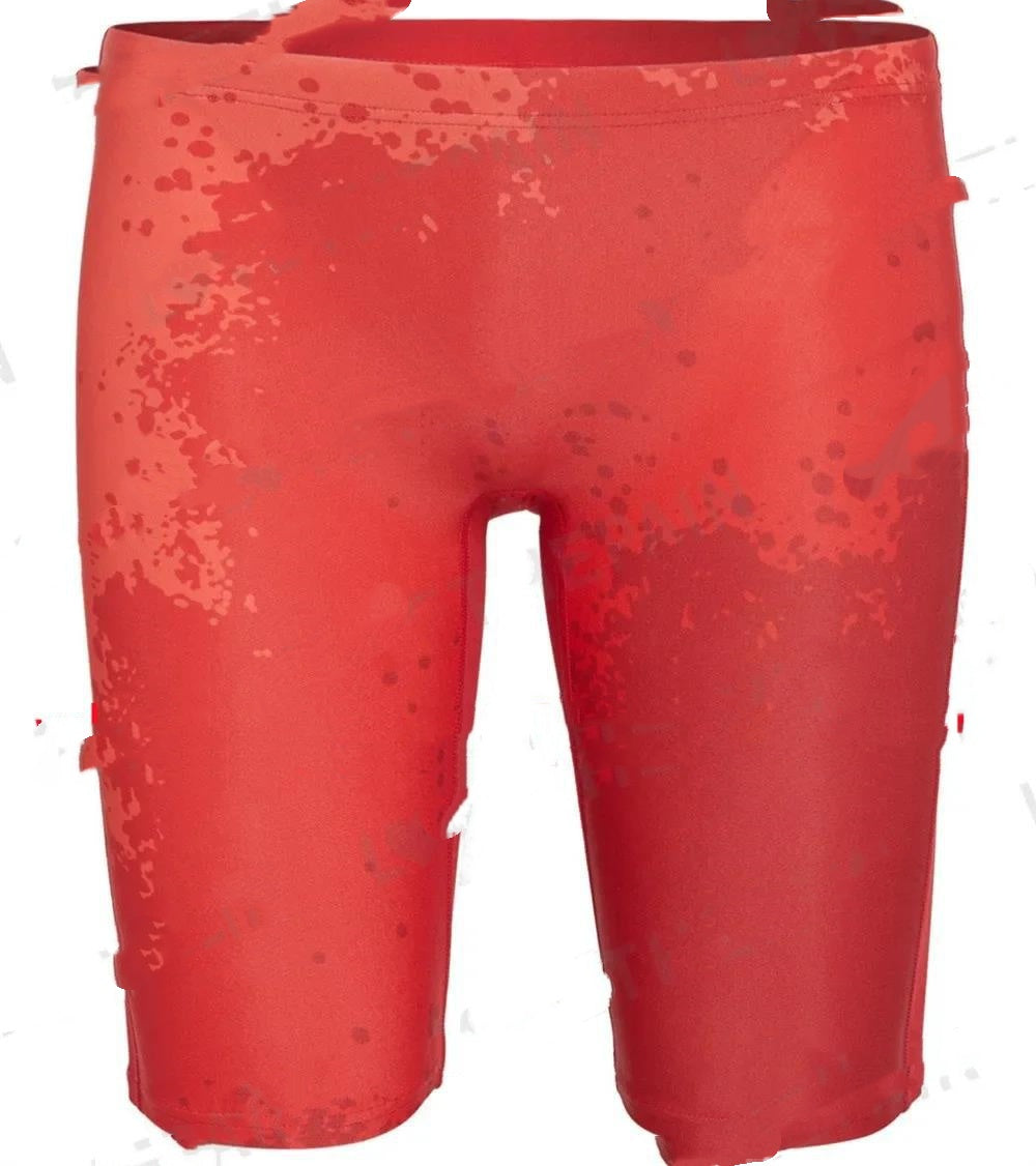 Men's Swimming Trunks Professional Waterproof Quick-drying Long Sports