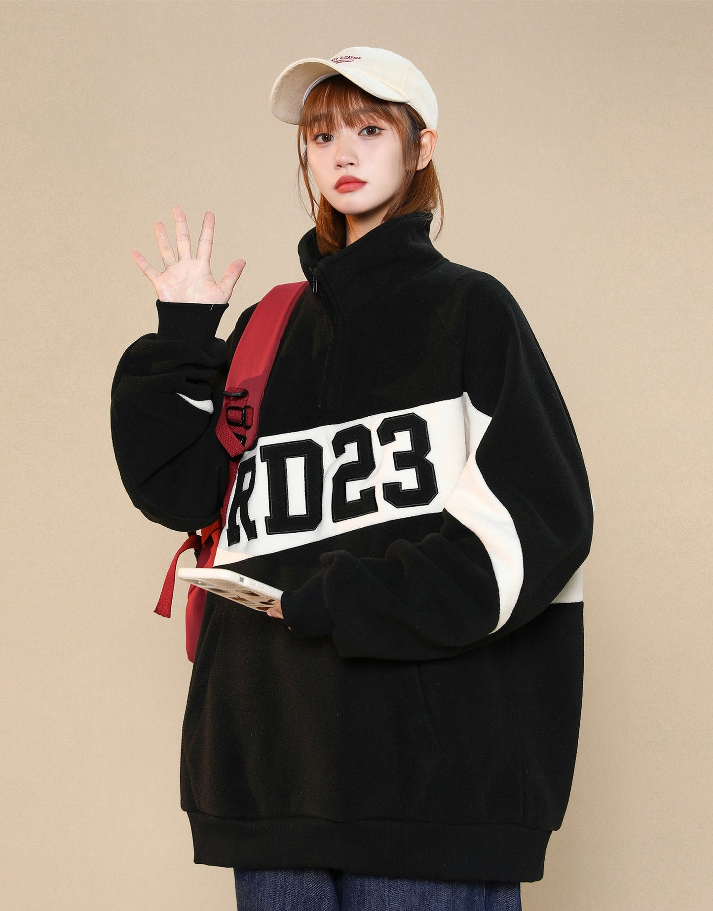 Damen RD23 Quarter-Zip Sweatshirt