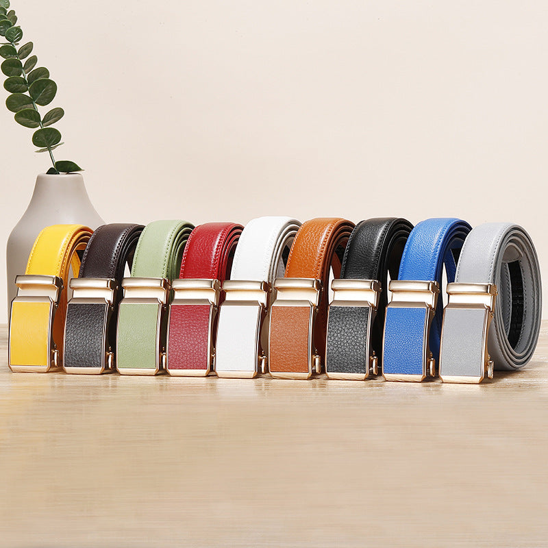 Men's Fashionable Personalized Automatic-Buckle Belt