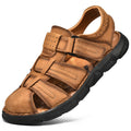 Mens Closed-toe Sandals Outdoor Hiking Shoes With Durable Soft Soles For The Beach