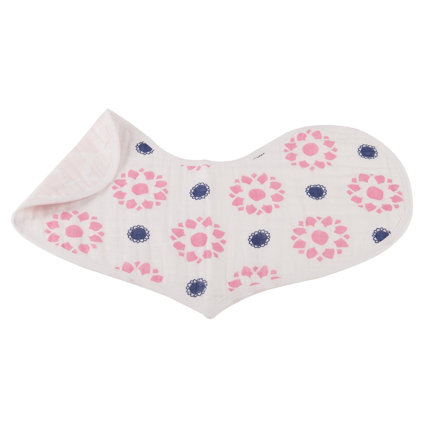 Bavoirs en mousseline de coton pour bébé en forme de cœur, lot de 2, absorbants pour nouveau-nés