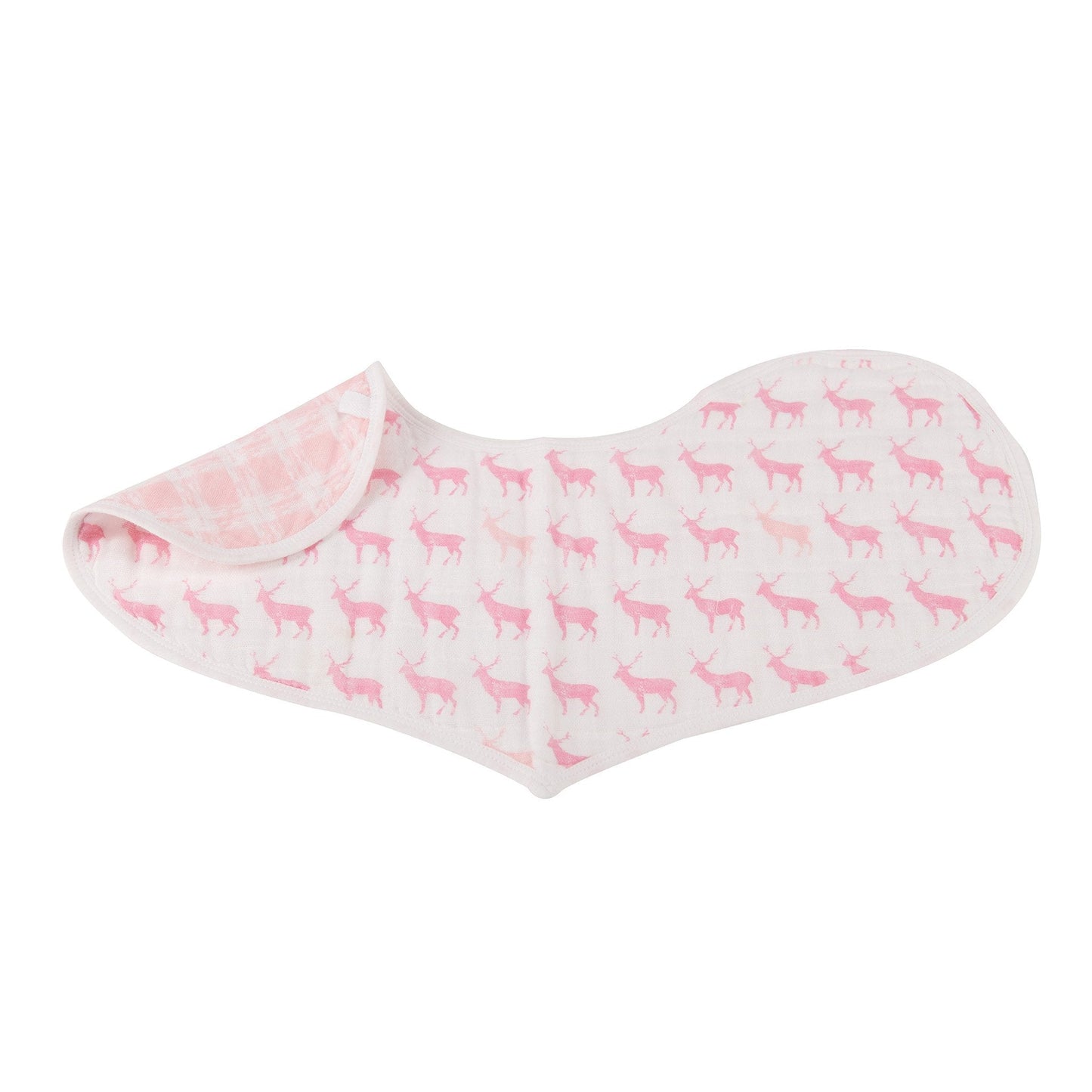 Bavoirs en mousseline de coton pour bébé en forme de cœur, lot de 2, absorbants pour nouveau-nés