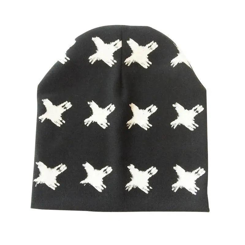 Baby Knit Cotton Cartoon Printed Baby Caps For Boys And Girls For Autumn And Winter Soft And Warm Cap