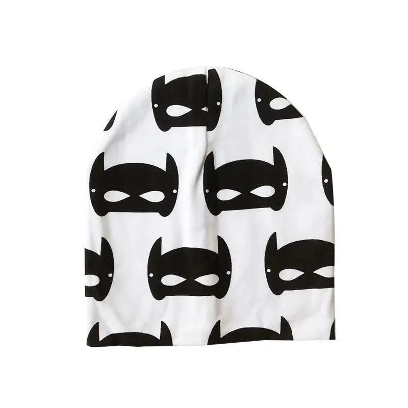 Baby Knit Cotton Cartoon Printed Baby Caps For Boys And Girls For Autumn And Winter Soft And Warm Cap