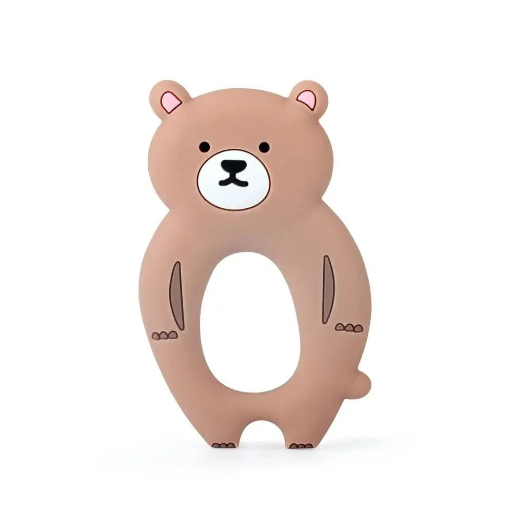 Baby Silicone Teethers BPA Free Teething Toy Animals Koala Bear Dog Teether Silicone Beads