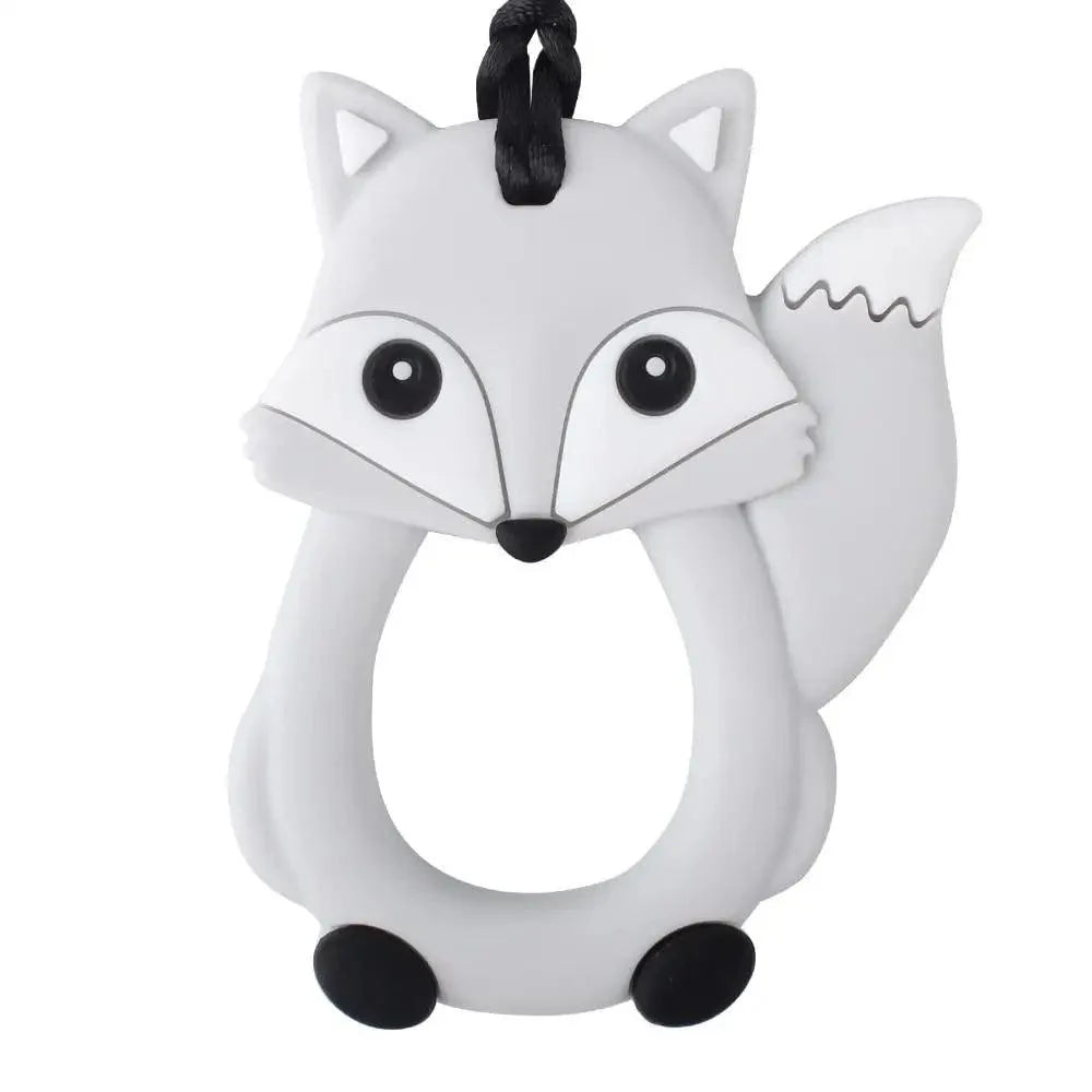 Baby Silicone Teethers BPA Free Teething Toy Animals Koala Bear Dog Teether Silicone Beads