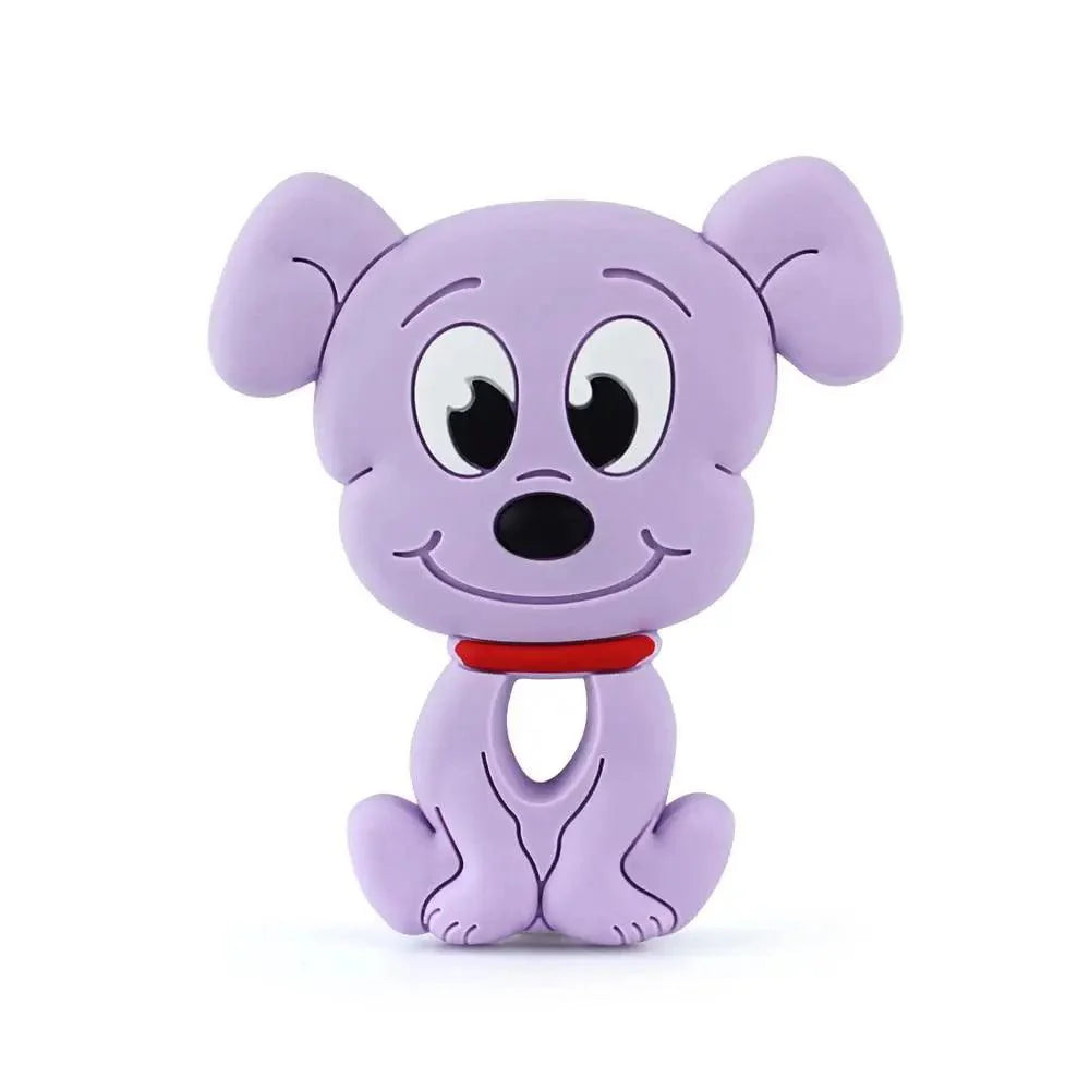 Baby Silicone Teethers BPA Free Teething Toy Animals Koala Bear Dog Teether Silicone Beads