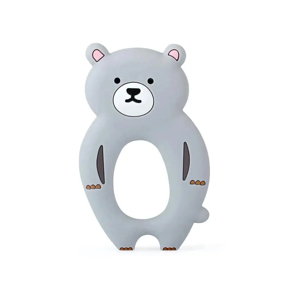 Baby Silicone Teethers BPA Free Teething Toy Animals Koala Bear Dog Teether Silicone Beads