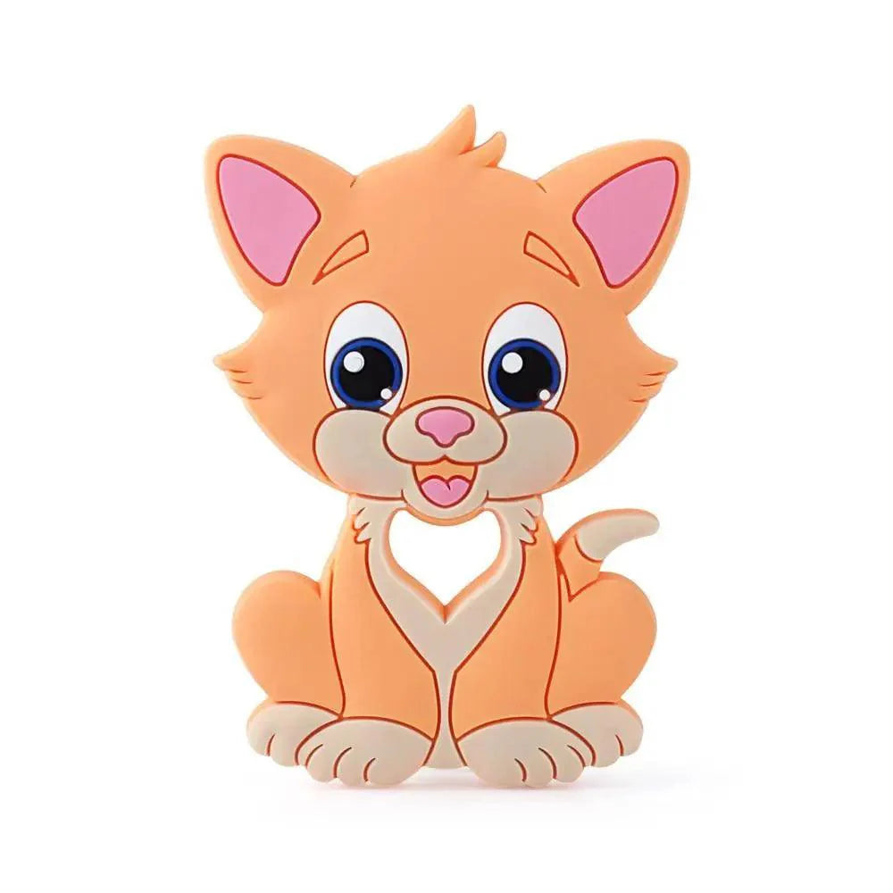 Baby Silicone Teethers BPA Free Teething Toy Animals Koala Bear Dog Teether Silicone Beads