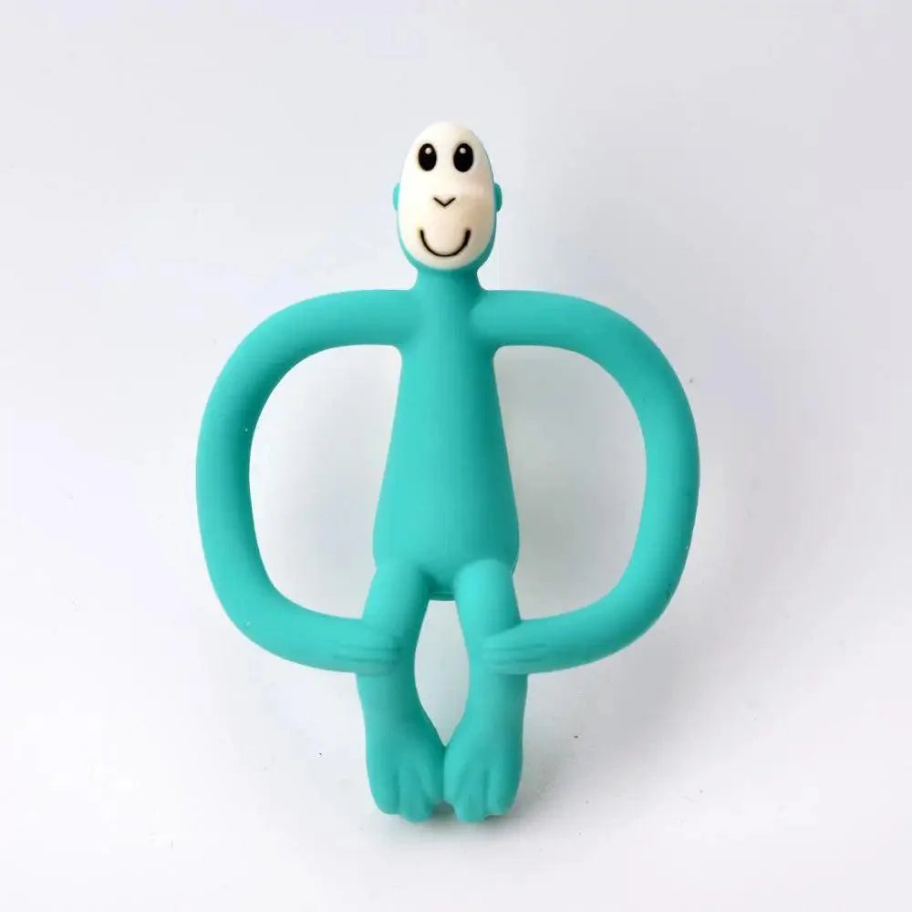 Baby Teether Toys Toddle Safe Banana Teething Ring Silicone Chew Dental Care Toothbrush Nursing Beads Gift For Infant