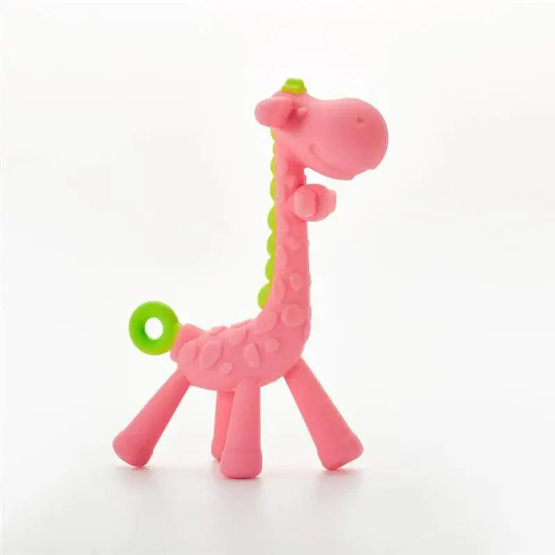 Baby Teether Toys Toddle Safe Banana Teething Ring Silicone Chew Dental Care Toothbrush Nursing Beads Gift For Infant