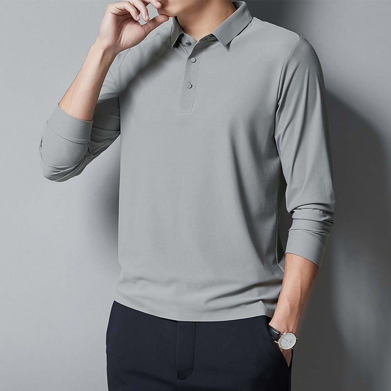 Plus-size Business-casual Stretch Slim-fit Shirt