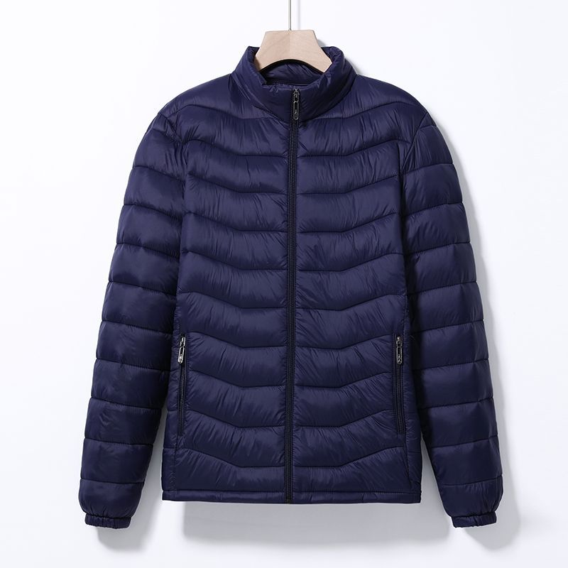 Men's Casual Cotton Jacket With A Stand-up Collar