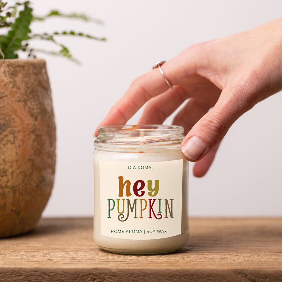 Baked Pumpkin Pie Candle With Gold Lid Subtle Pumpkin Cinnamon Clove Vanilla