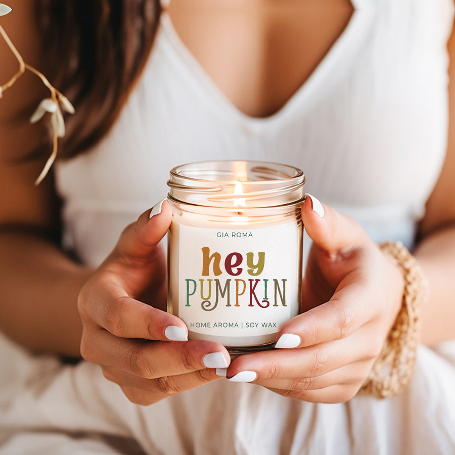 Baked Pumpkin Pie Candle With Gold Lid Subtle Pumpkin Cinnamon Clove Vanilla