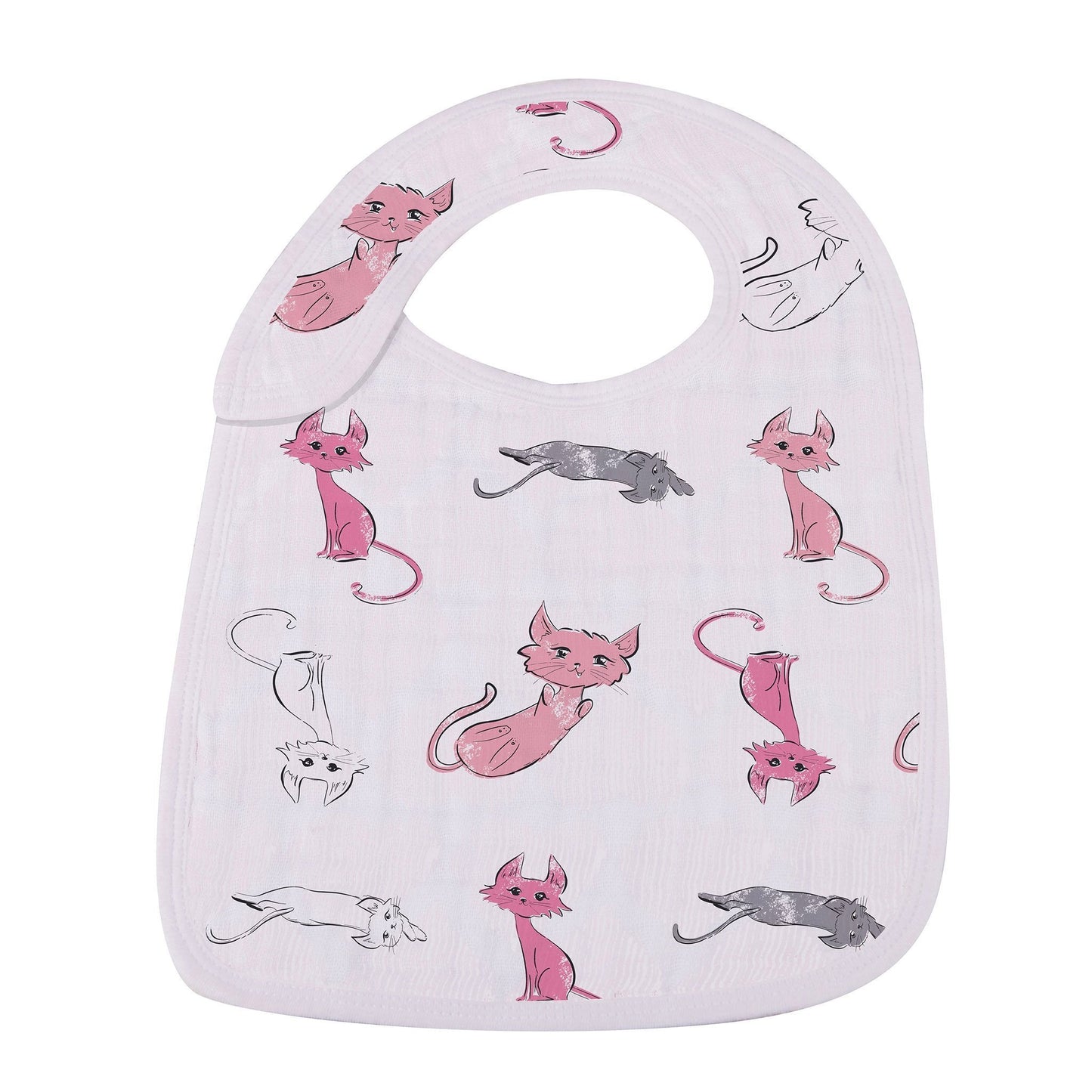 Lot de 3 bavoirs bandana en mousseline de bambou pour bébé à imprimé Pissenlit