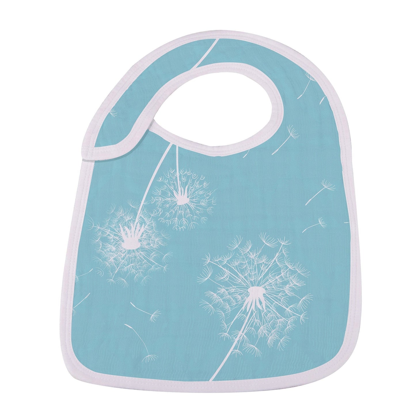Lot de 3 bavoirs bandana en mousseline de bambou pour bébé à imprimé Pissenlit