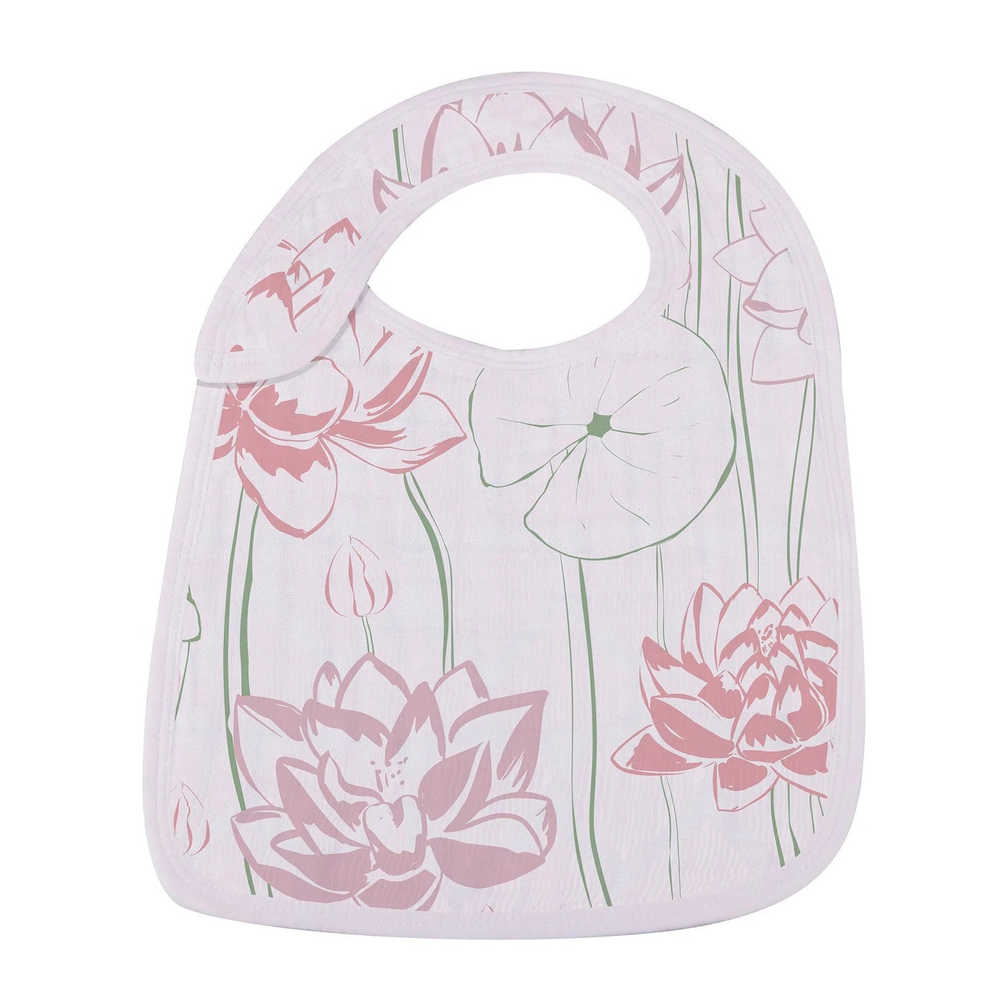 Bavoirs à pression en mousseline de bambou Sous la mer, lot de 3, doux et absorbants