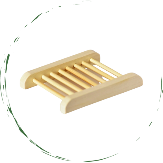 Porte-savon en bambou naturel écologique pour shampoing solide
