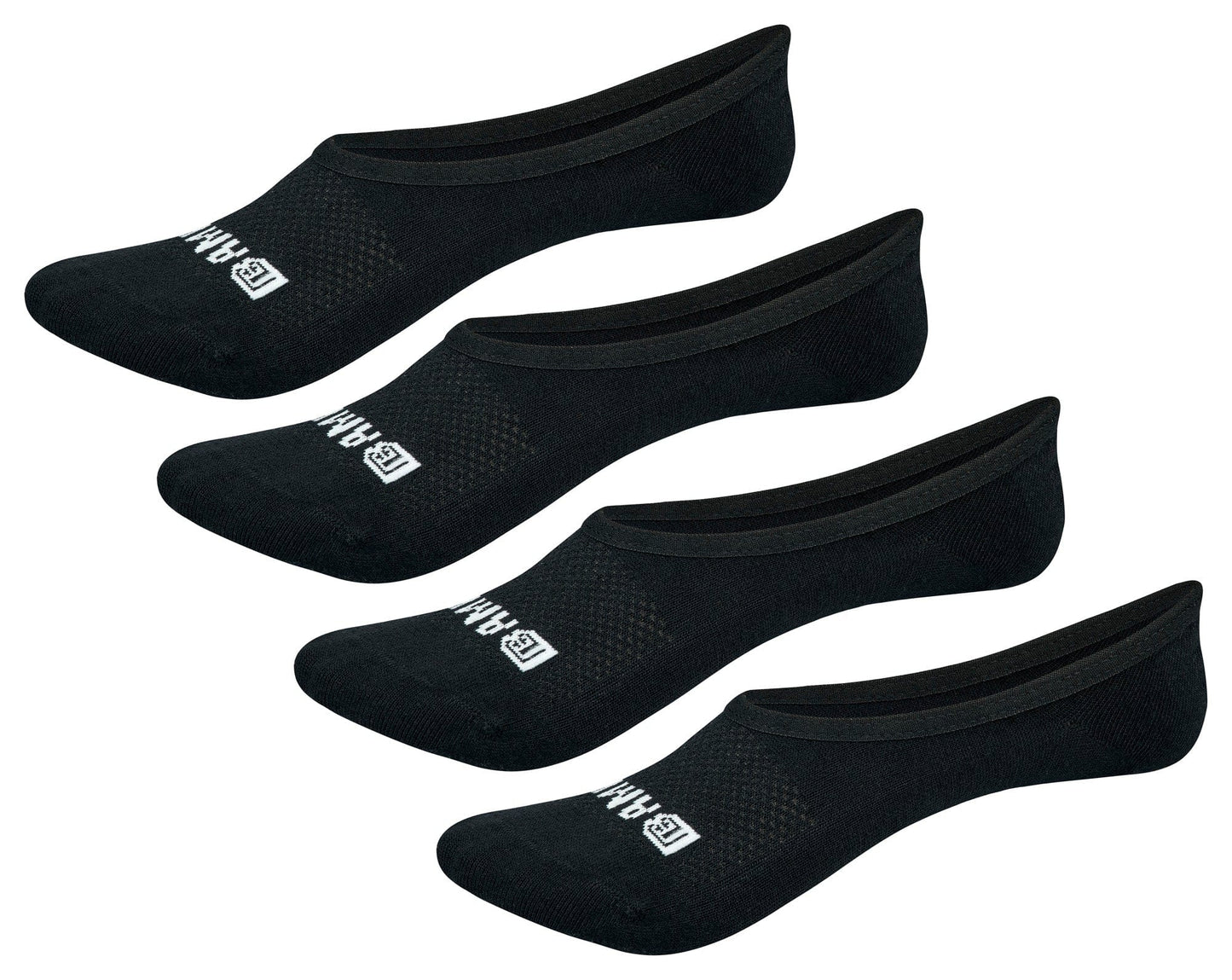 Chaussettes en rayonne de bambou coupées super basses de Bamboo Sports – Respirantes, évacuant l'humidité, anti-odeurs, 4 paires