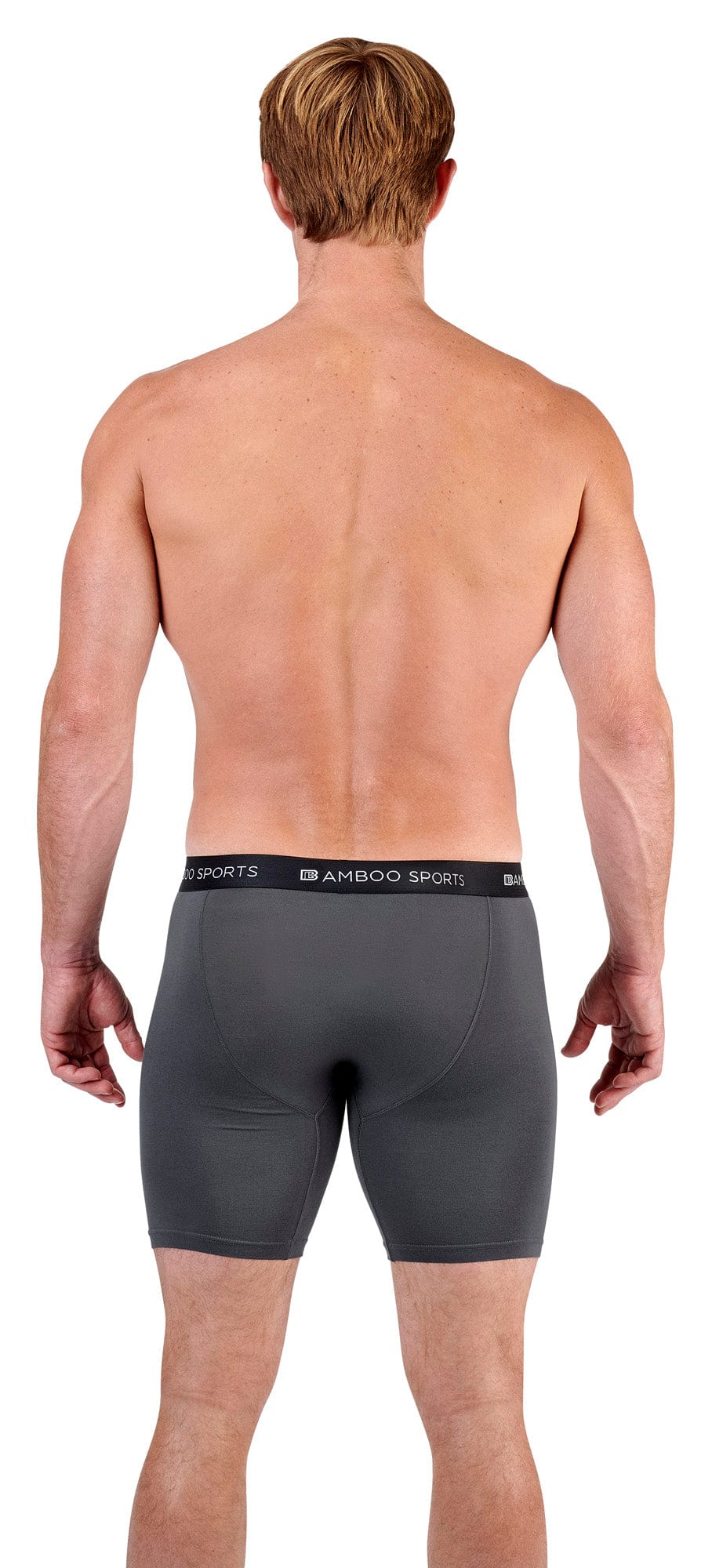 Caleçons boxeurs en rayonne de bambou pour hommes, entrejambe de 6 po - Paquet de 4