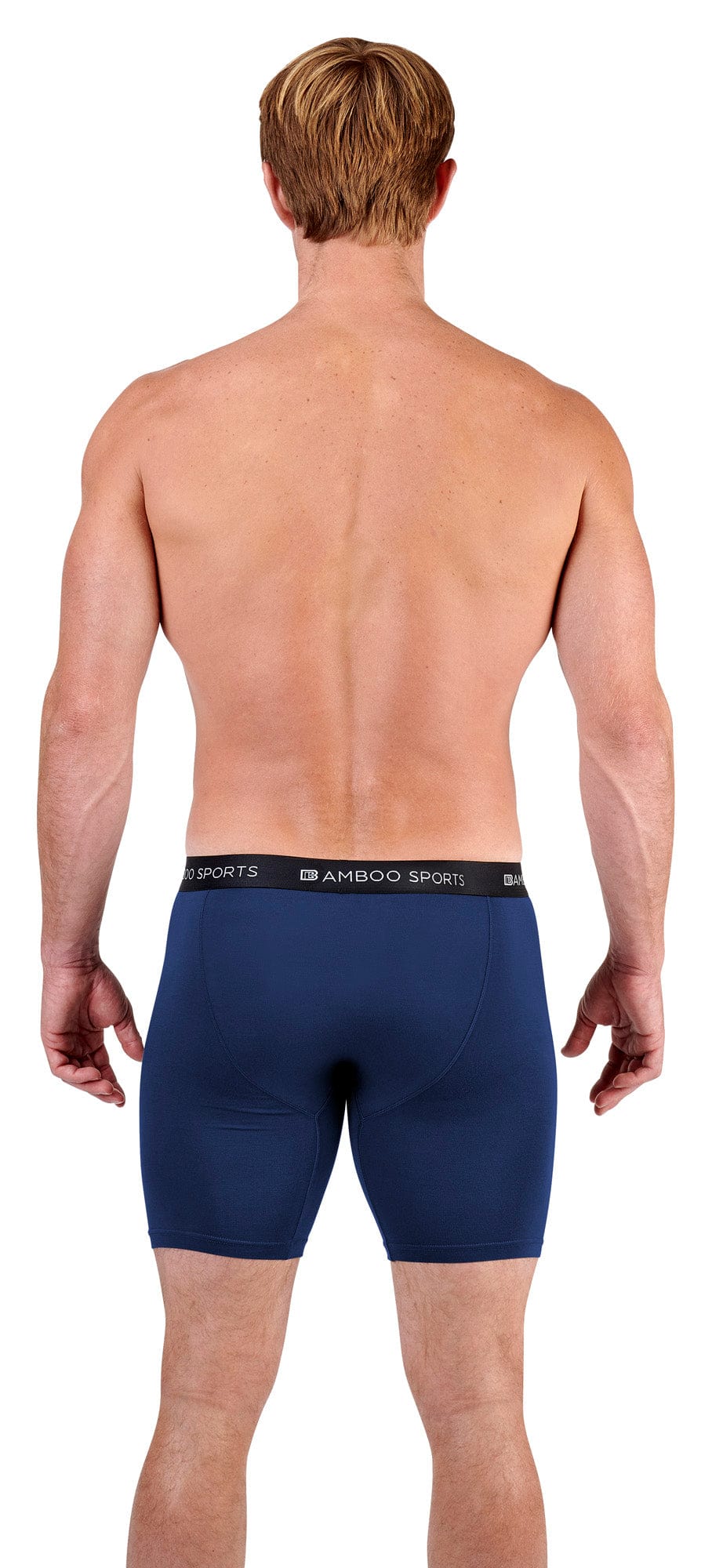 Caleçons boxeurs en rayonne de bambou pour hommes, entrejambe de 6 po - Paquet de 4
