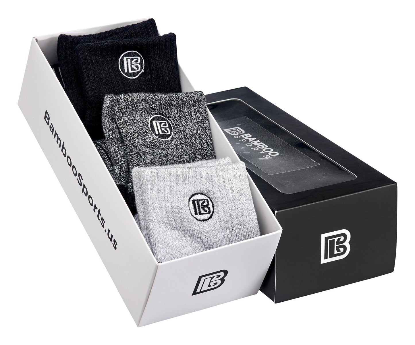 Coffret cadeau de chaussettes courtes en rayonne de bambou de qualité supérieure