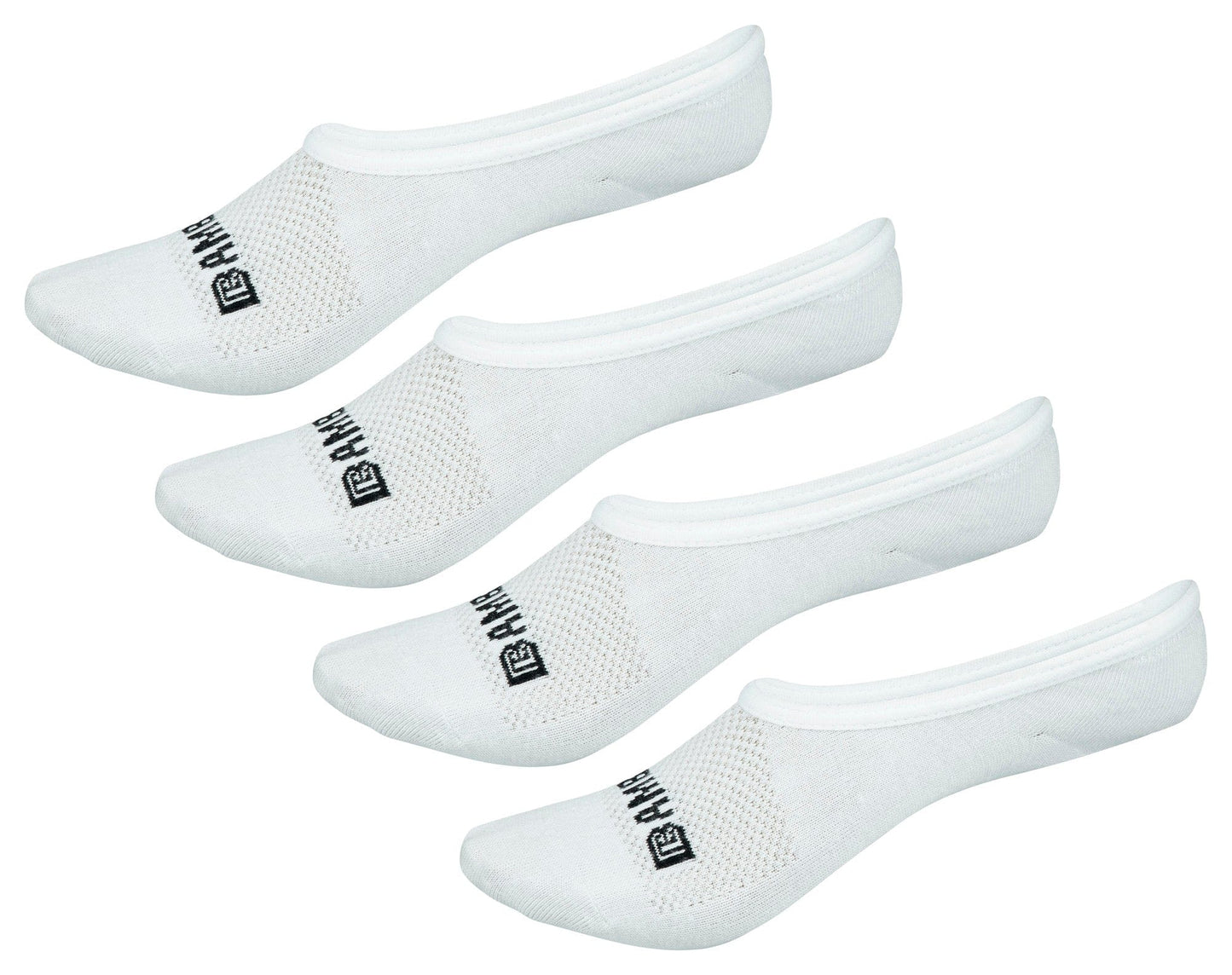 Chaussettes en rayonne de bambou coupées super basses de Bamboo Sports – Respirantes, évacuant l'humidité, anti-odeurs, 4 paires