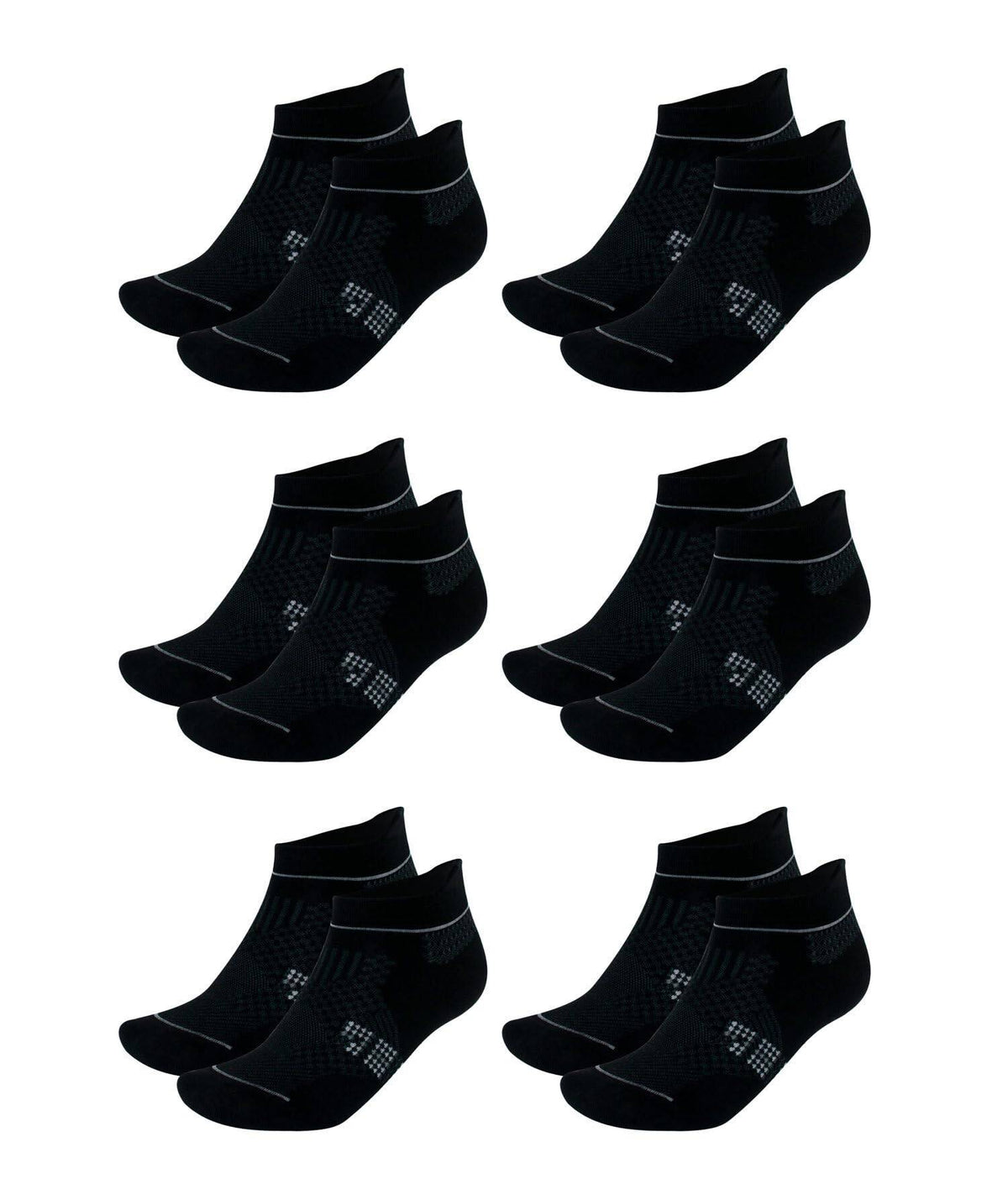 Bambus-Kurzsocken für Damen & Herren 6er-Pack