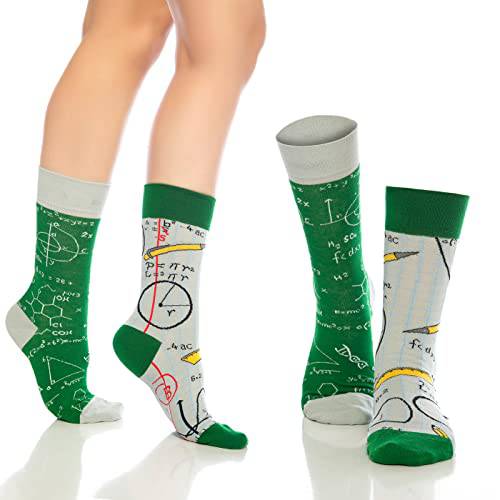 Chaussettes fantaisie amusantes pour hommes et femmes – Lot de 6 paires en coton coloré