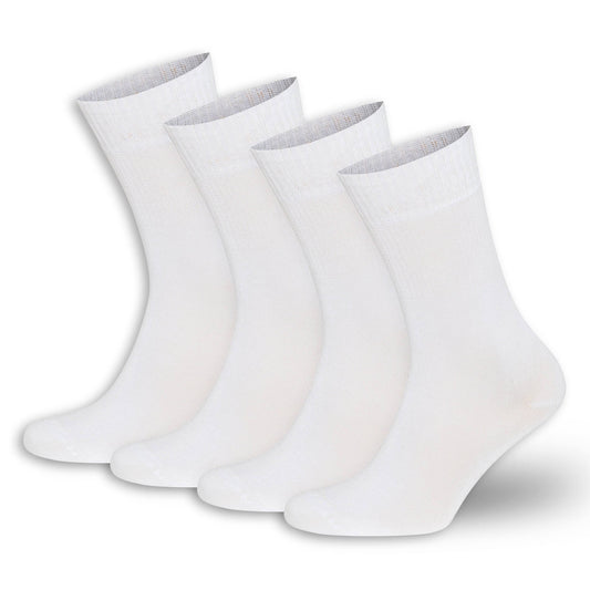 Lot de 4 paires de chaussettes montantes en bambou pour hommes et femmes atteintes de diabète
