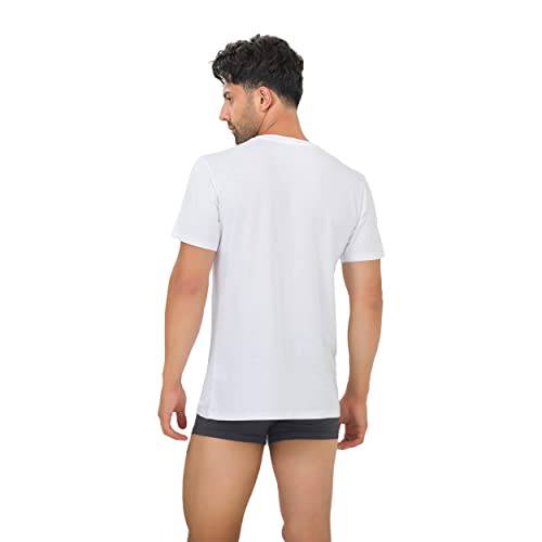T-shirts de corps ras du cou en bambou pour hommes (lot de 3)