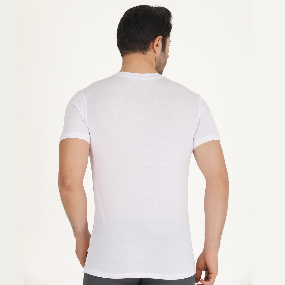 Herren Bambus V-Ausschnitt Unterhemd (3er-Pack)