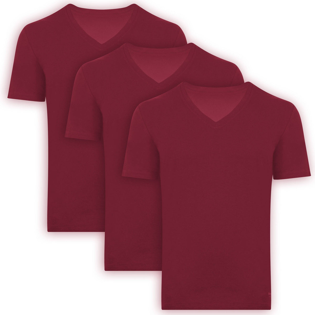 Herren Bambus V-Ausschnitt Unterhemd (3er-Pack)