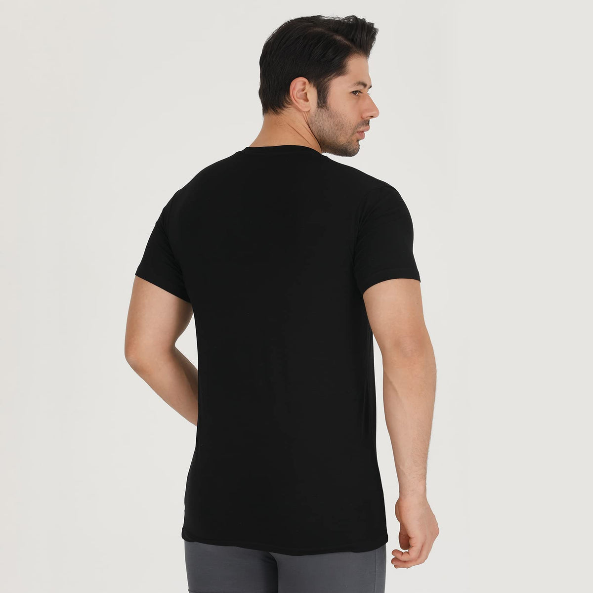 Herren Bambus V-Ausschnitt Unterhemd (3er-Pack)