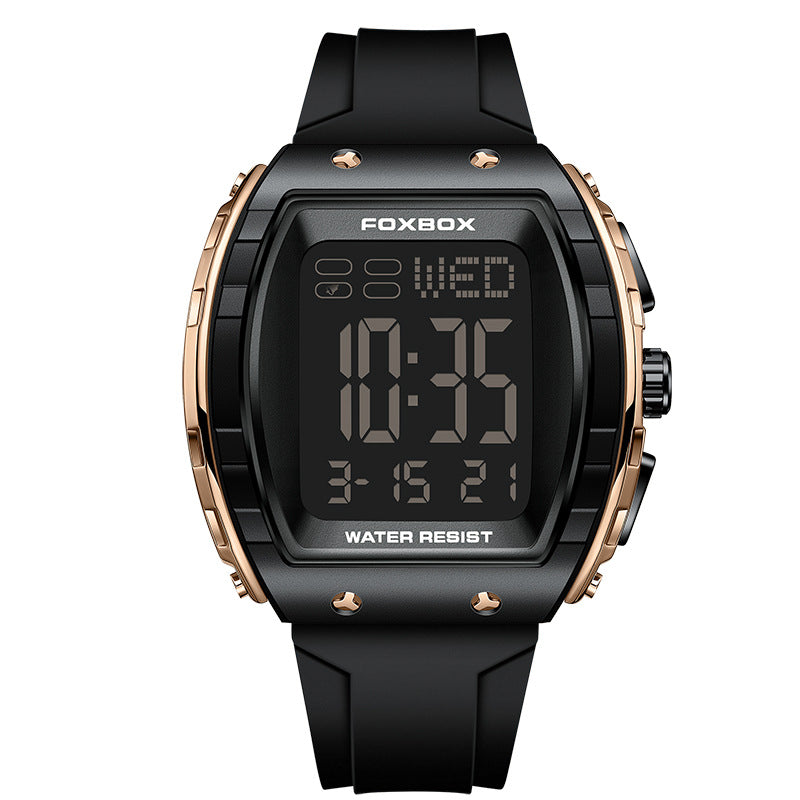 Multifunctional Mens Electronic Watch Digital Wristwatch For Students
