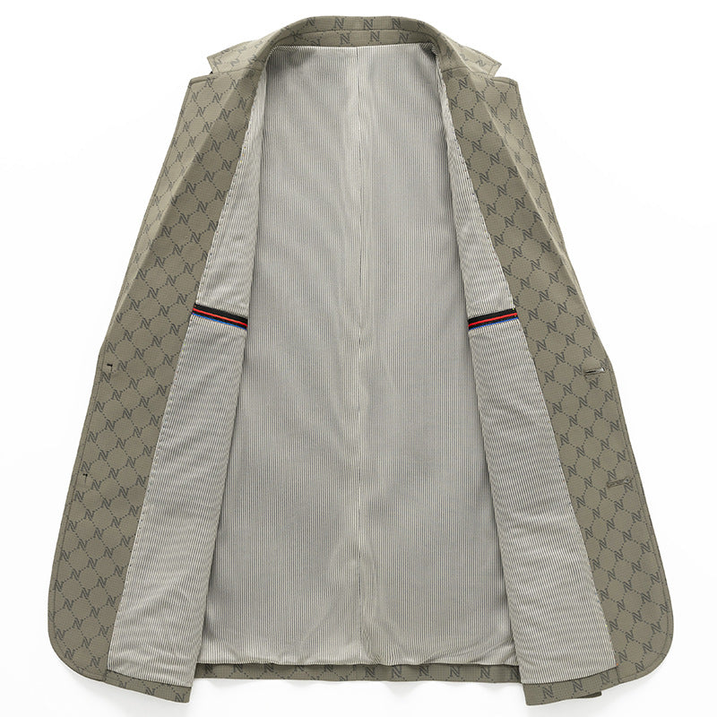 Mens Business-Casual Suit Jacket For Young And Middle-Aged