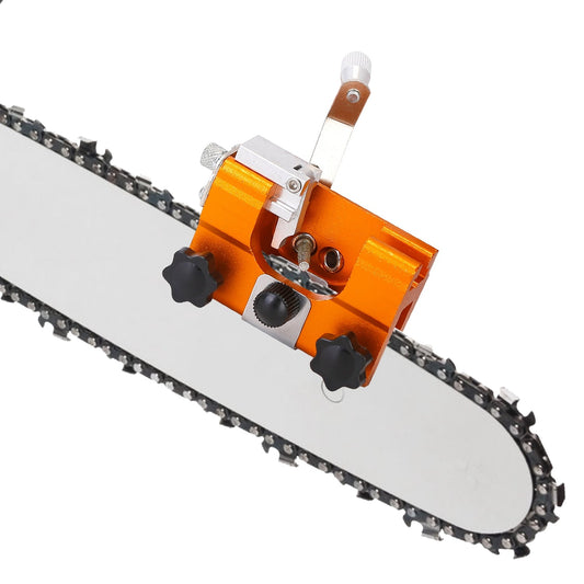 Kettensäge-Kettenschärfvorrichtung Universeller Kettensägeschärfer-Kit Handkurbel-Kettenschärfer für Elektrosägen für Holzfäller Gartenarbeiter