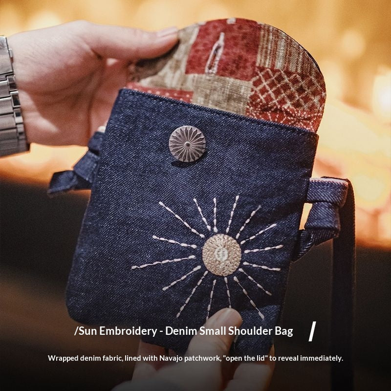 Simple Crossbody Casual Mini Denim Shoulder Bag