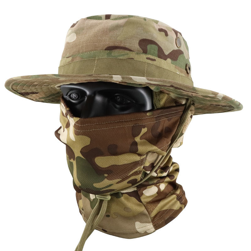 Multi-functional Outdoor Sun Protection Breathable Round-brim Fishing Hat