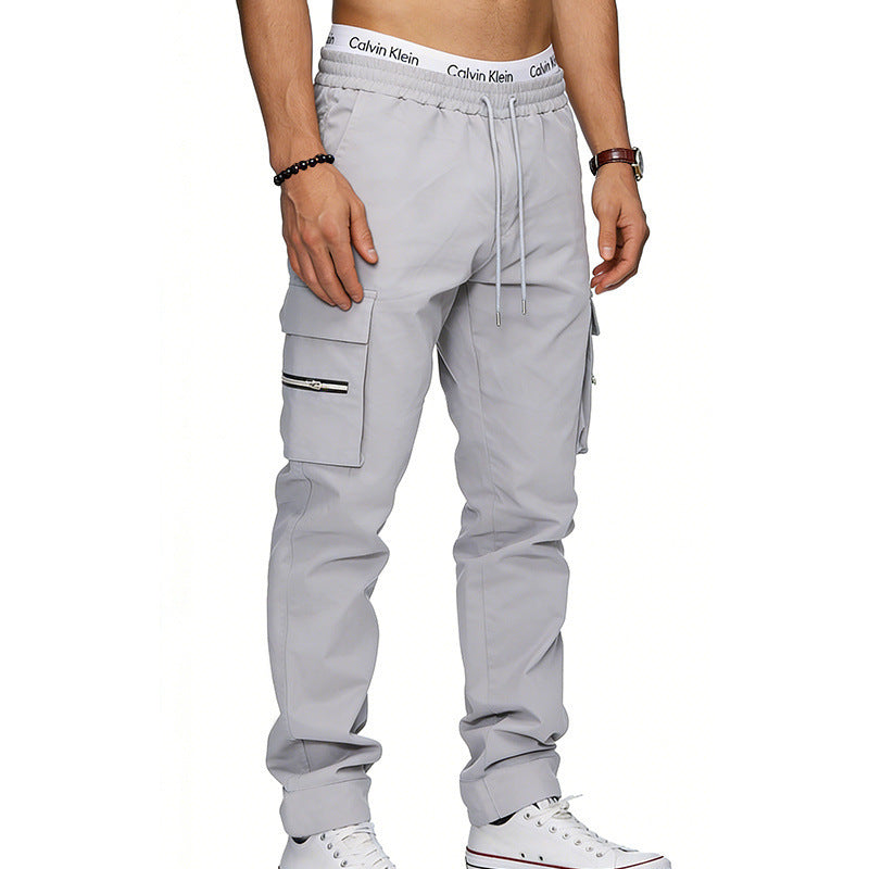 Outdoor Loose Men's Multi-Pocket Casual Sports Pants