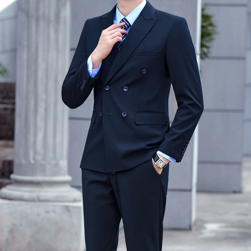 Double Breasted Suit Two-piece Set