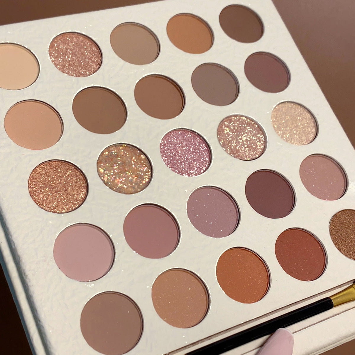 Creamy Elf Eyeshadow Palette Pearly Matte Milk Tea