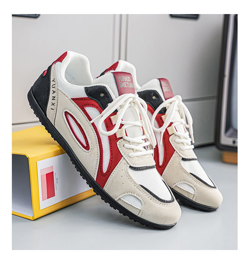 2026 New Spring Versatile Retro Platform Sole Casual Sports Retro Training Shoes, Breathable Retro Trainers For Men Summer Wear