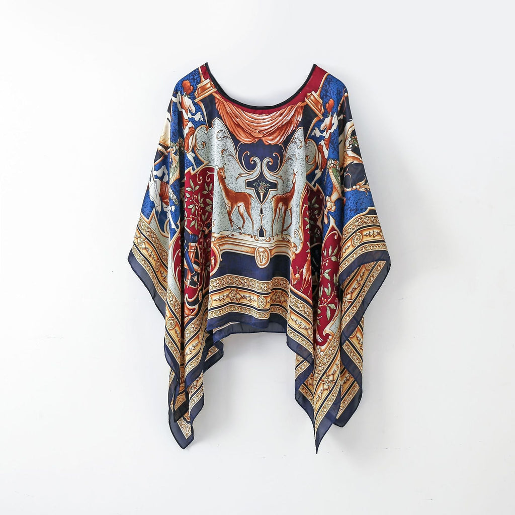 Pullover Shawl Outerwear Cover-up Multifunctional Scarf
