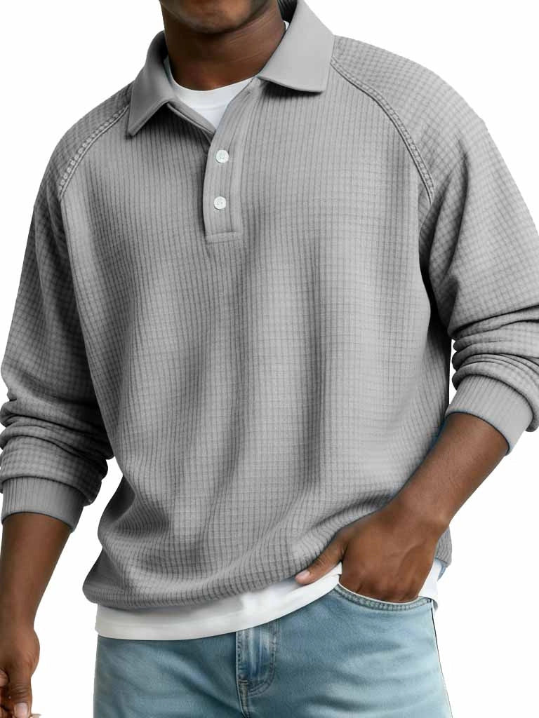 Mens Casual Stylish Long-sleeve Top