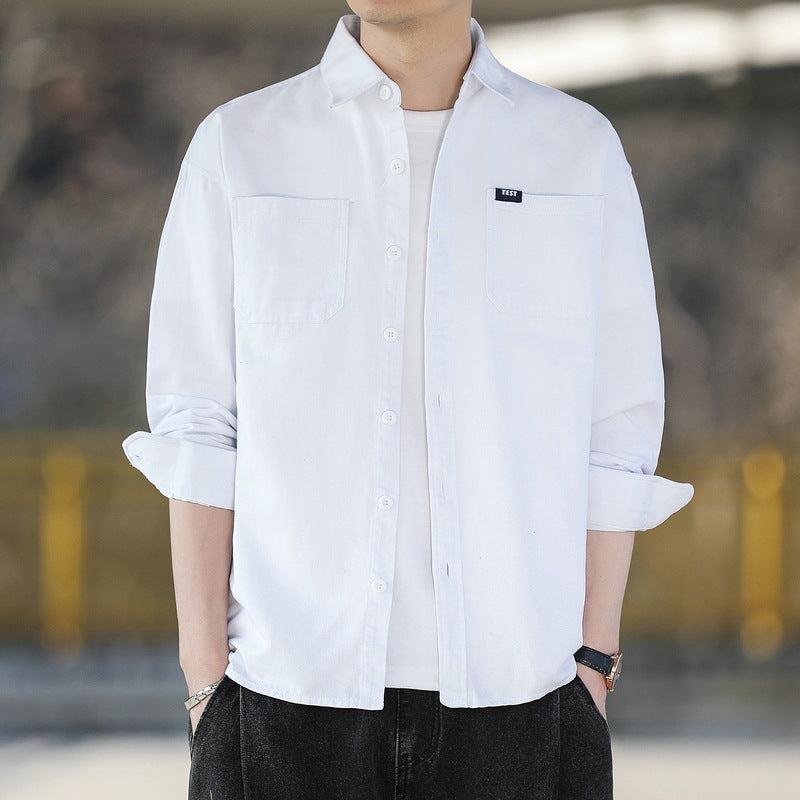 Casual Retro Minimalist Shirt For Men