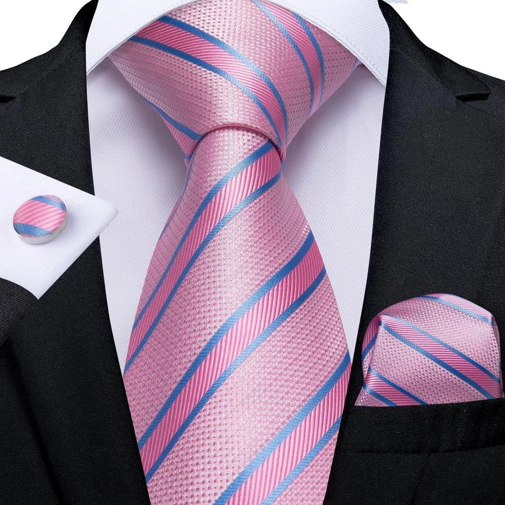 Men's Tie Suit Pocket Square Combo
